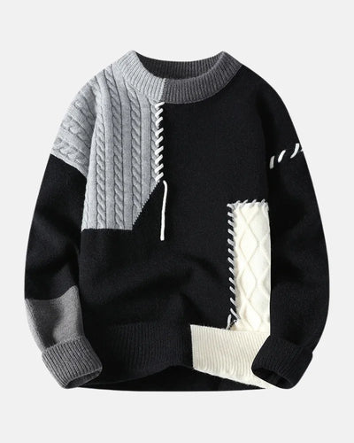 Cormac- Colorblock Pullover Sweater
