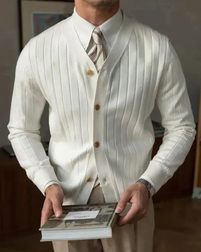 Shelton - Knit Ribbed Cardigan