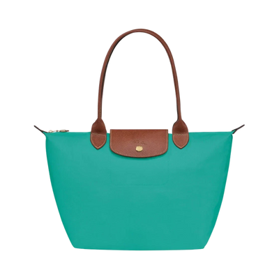 Longchamp - Large Le Pliage Tote, Turquoise