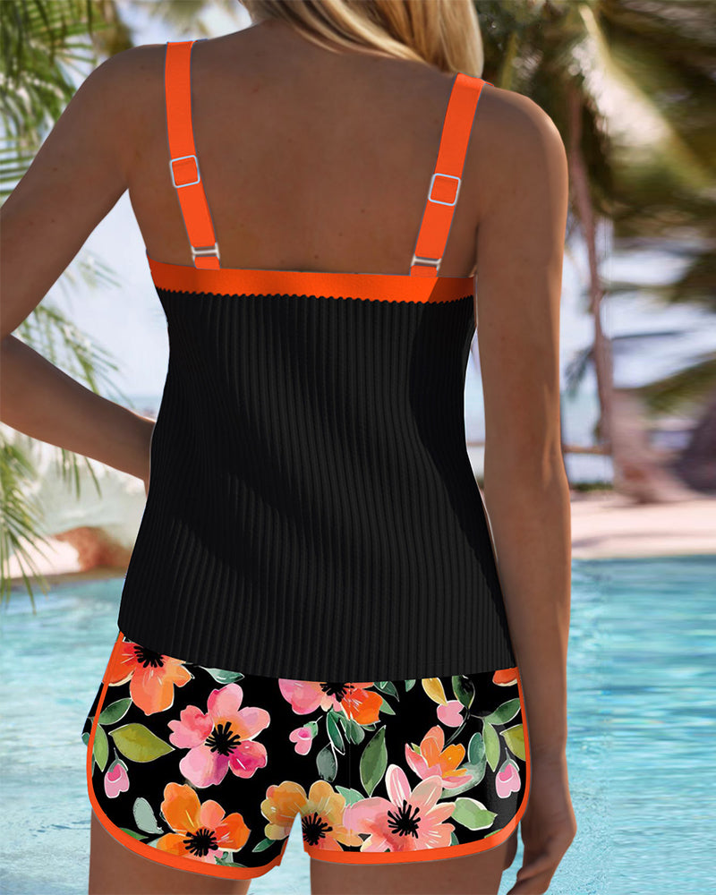 Isabelle | Comfortable Tankini with Floral Print