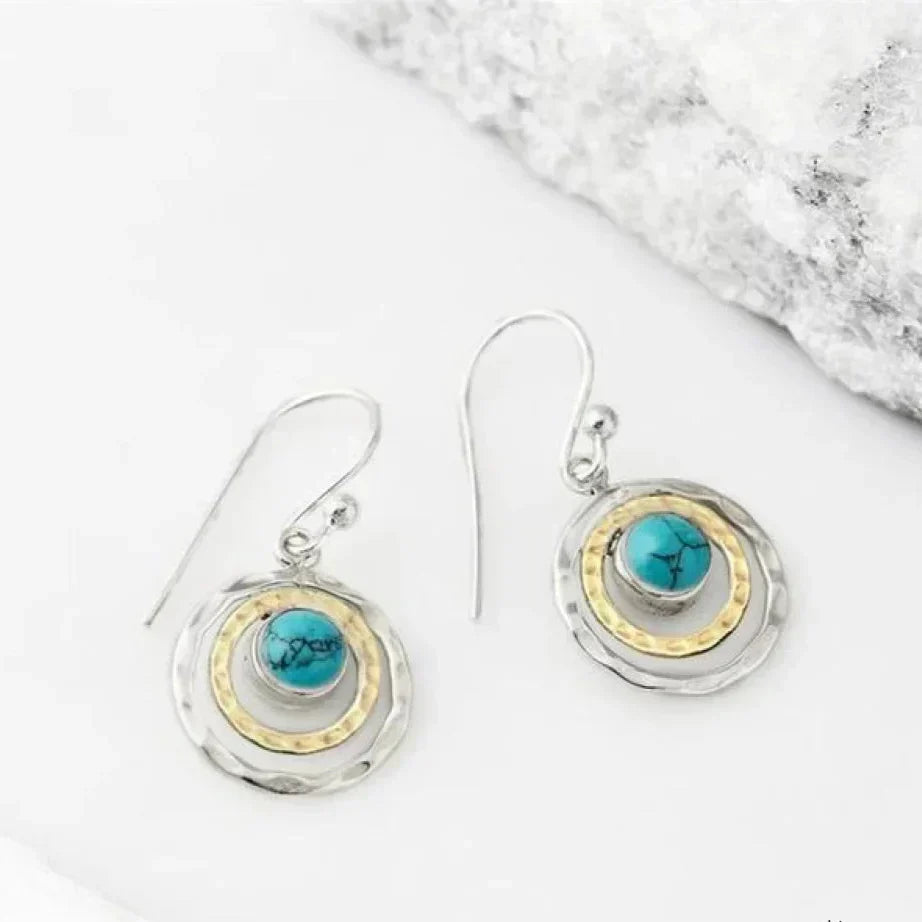 Cecily - Boho Saturn Earrings