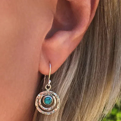 Cecily - Boho Saturn Earrings