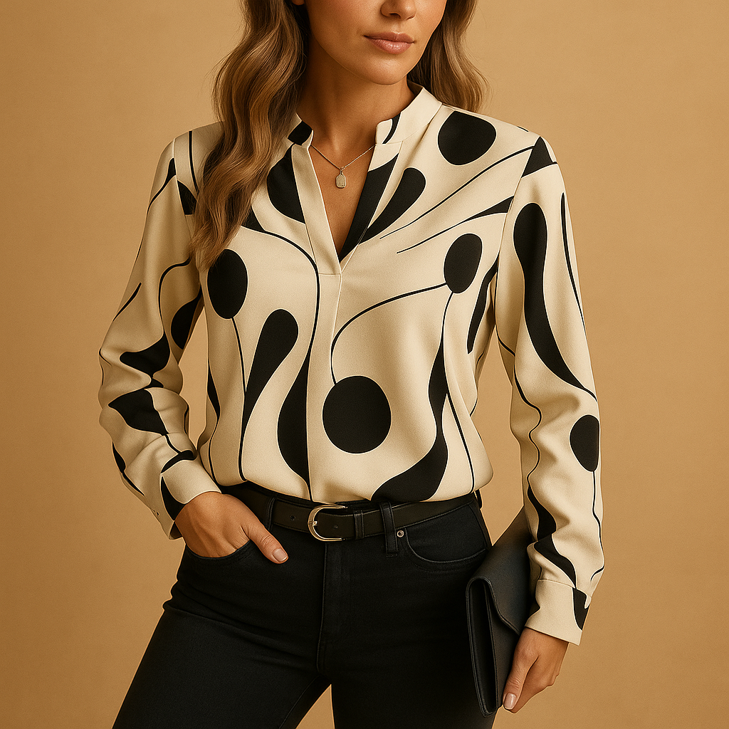 Elin | Stylish Printed Blouse for Women