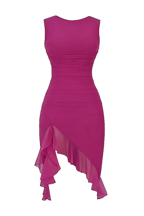 Charlotte | Ruffle Midi Dress