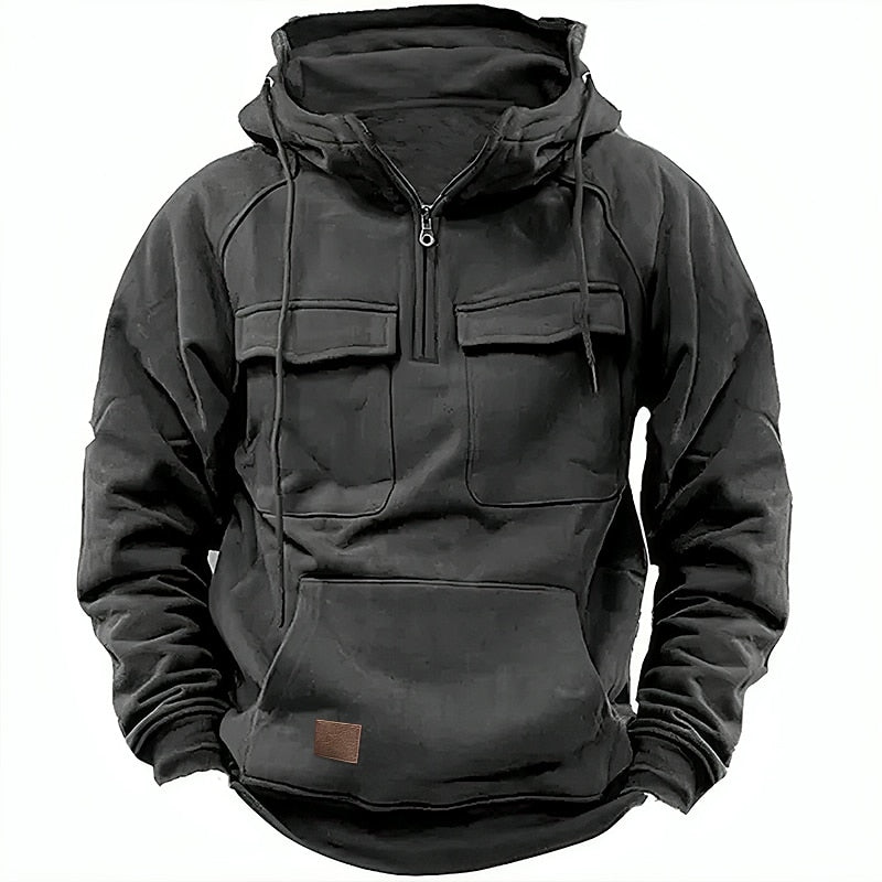 Stephen - Zip-Up Hooded Sweatshirt