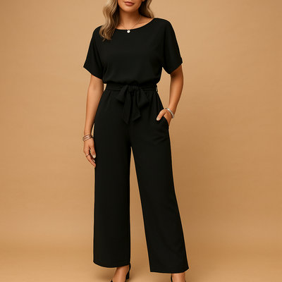 Nina | Chic Tailored Jumpsuit with Flowing Sleeves for Women