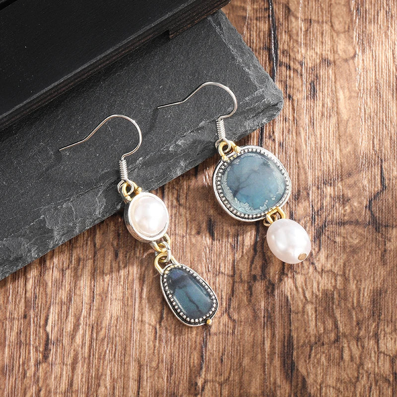 Raina – Vintage Colorful Mandala Earrings