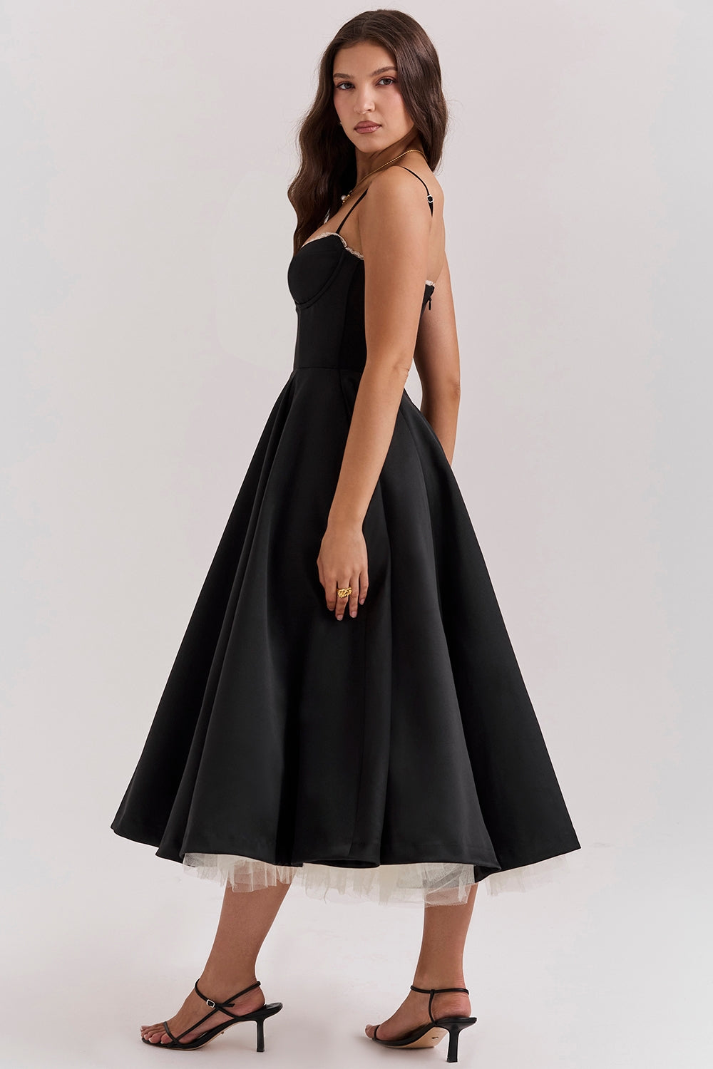 Cindy Tulle Midi Dress