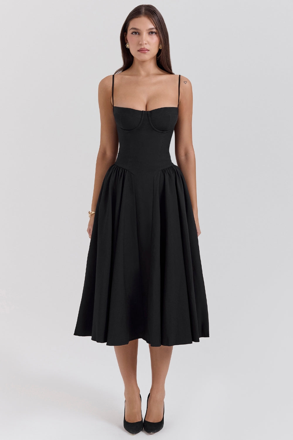 Celine | Corset Midi Dress