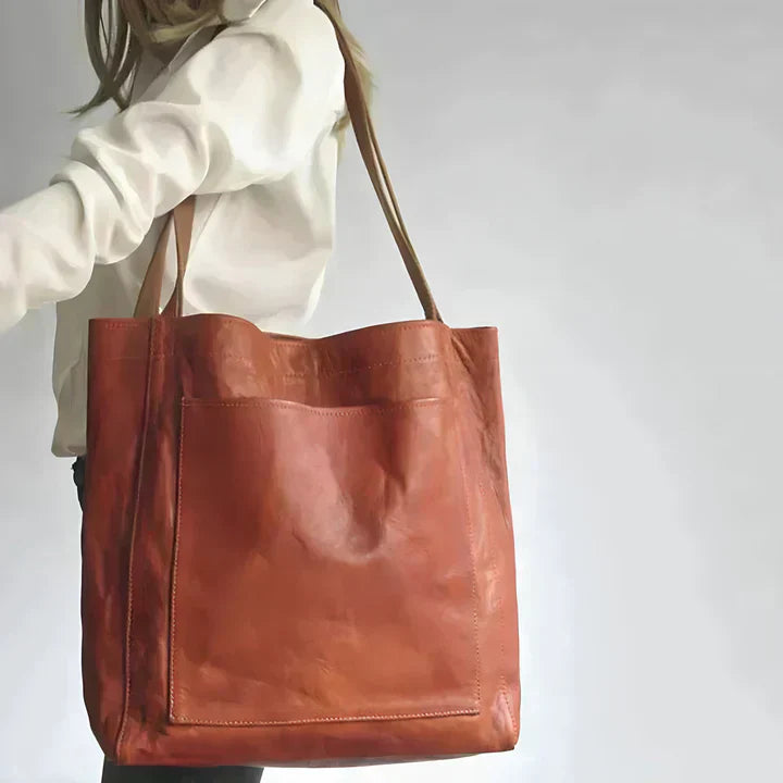 Ella™ - Classic Leather Tote