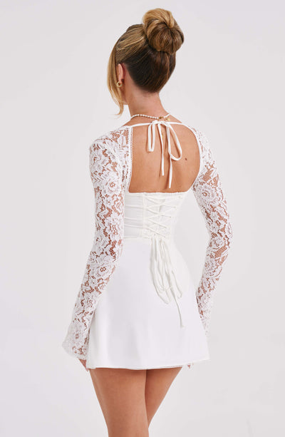 Olivia | Elegant Tie-Back Mini Dress