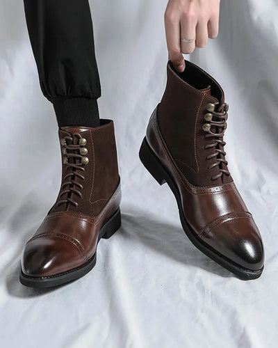 Barrett - Lace-Up Booties