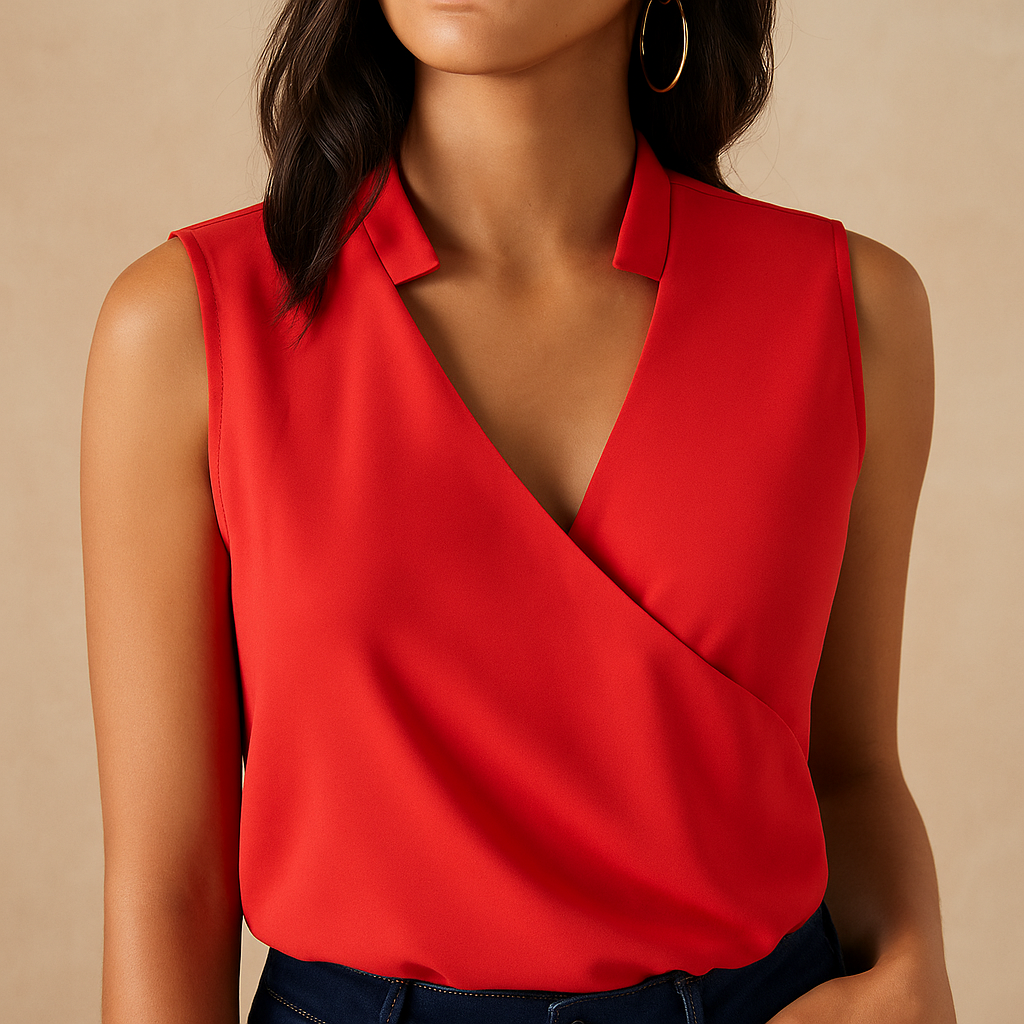 Elvira Women's Sleeveless Summer Top - Relaxed Fit