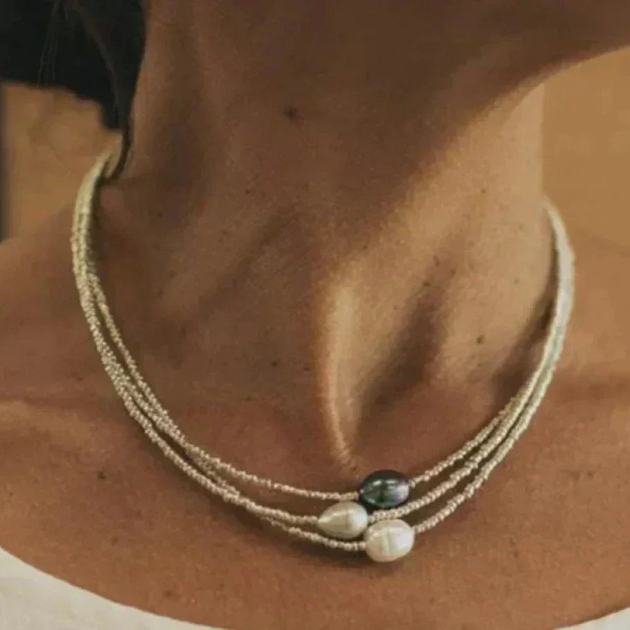 Elsie - Natural Freshwater Pearl Necklace