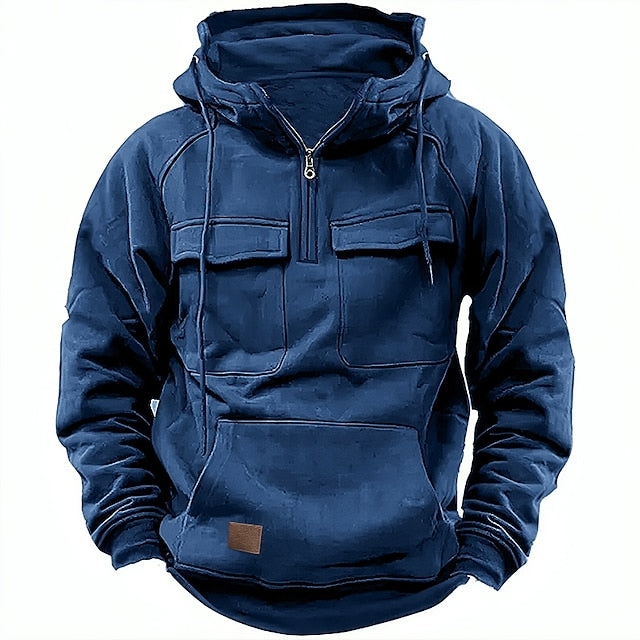 Stephen - Zip-Up Hooded Sweatshirt