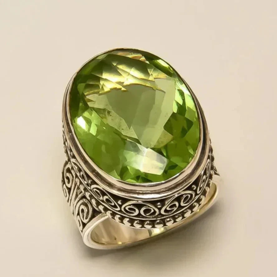 Pandora – Vintage Olive Crystal Ring