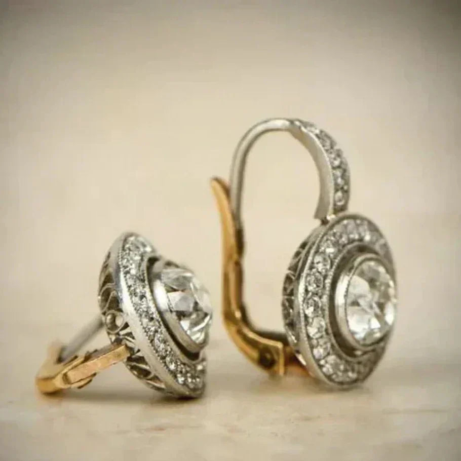 Kassandra - Vintage Silver Earrings with Zirconia